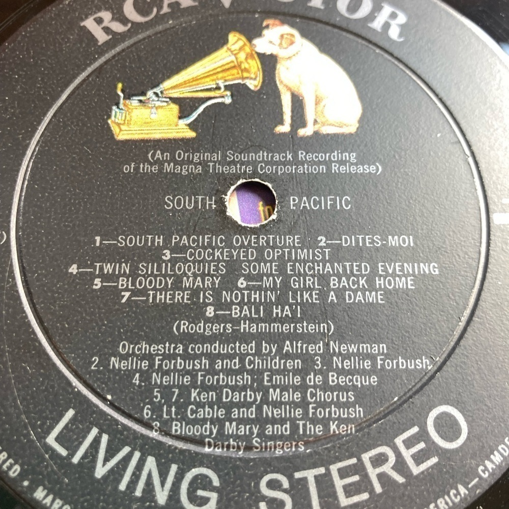 💙❤️Rodger’s & Hammerstein South Pacific movie soundtrack Broadway show tunes - Picture 8 of 14